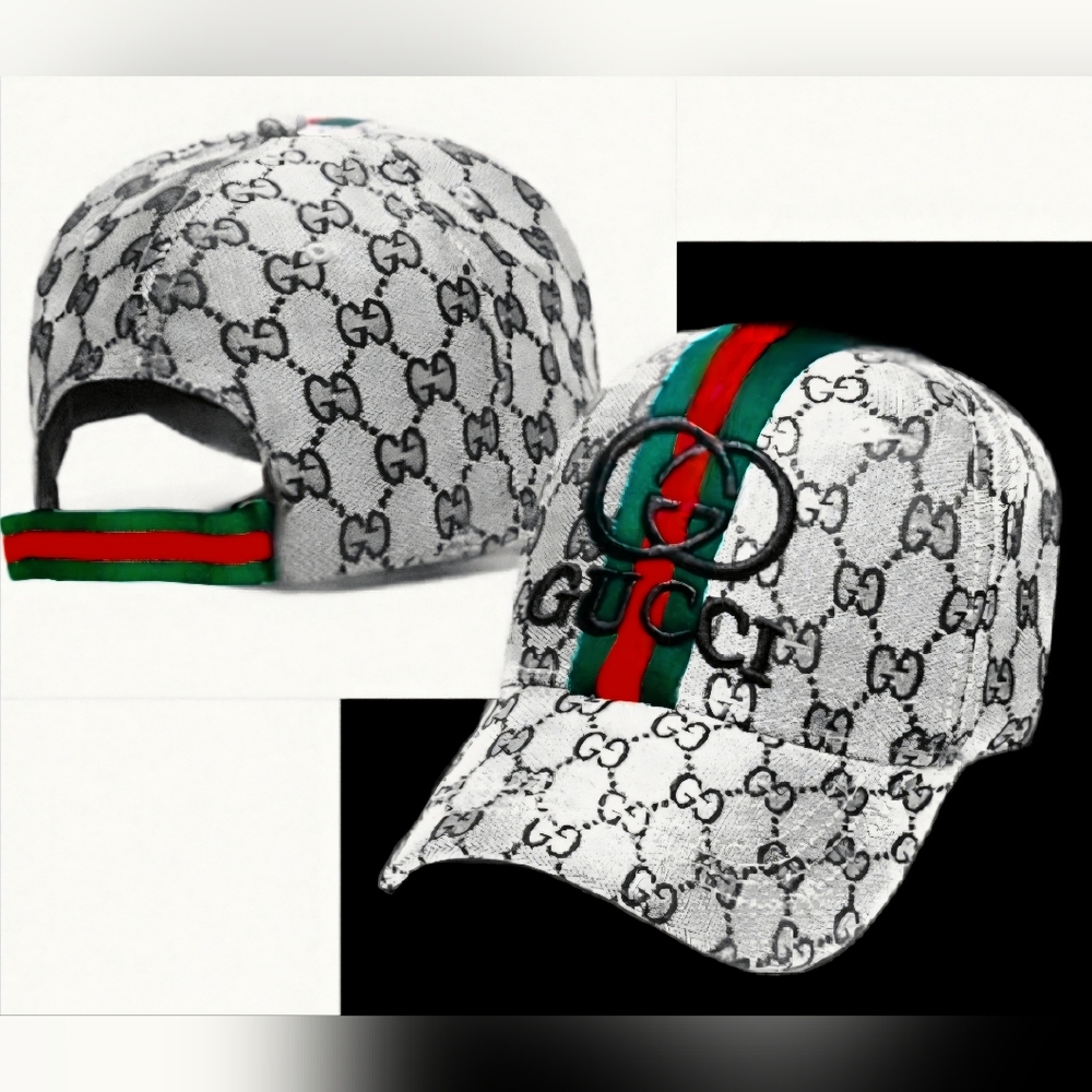 Gucci Original Monogram Gray Supreme Canvas Hat